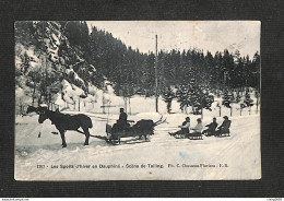 SPORTS D'HIVER - Les Sports D'Hiver En Dauphiné - Scène De Tailing - Wintersport