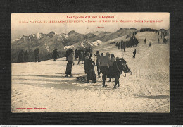 SPORTS D'HIVER - Les Sports D'Hiver à LUCHON - Devant Le Massif De La Maladetta - Sports D'hiver