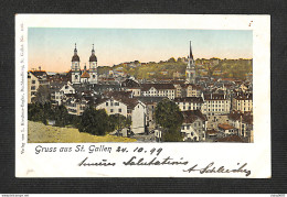 SUISSE - ST. GALLEN - Gruss Aus St. Gallen - 1899 - Autres & Non Classés