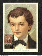 VATICAN - POSTE VATICANE - Carte MAXIMUM 1957 - SAN DOMENICO SAVIO - Cartas Máxima