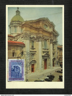 VATICAN - POSTE VATICANE - Carte MAXIMUM 1962 - CHIESA DI S. CARLO AL CORSO - Cartoline Maximum