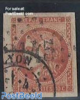 France 1870 40c Red/orange, Used, Used - Used Stamps