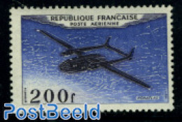 France 1954 200F, Stamp Out Of Set, Mint NH, Transport - Aircraft & Aviation - Neufs