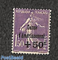 France 1930 1.50+50c, Stamp Out Of Set, Unused (hinged) - Unused Stamps