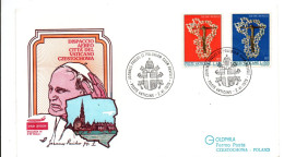 Pape Jean-Paul II - Départ Pour Voyage Pologne 06.1979 - Poste Vaticane - Covers & Documents