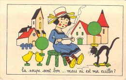 Chromo Image Illustrée D'un Dessin à Devinette D'enfant Pour Le Café Mourrier-Hedde Au Puy - Té & Café