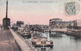 Aubervilliers -  Port De Saint Gobain - Peniches -   CPA °J - Aubervilliers