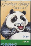 Ireland 2004 Greeting Stamps Booklet, Mint NH, Nature - Various - Animals (others & Mixed) - Bears - Hippopotamus - Mo.. - Ongebruikt