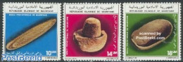 Mauritania 1983 Prehistoric Objects 3v, Mint NH, History - Archaeology - Archeologie