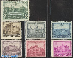 Belgium 1930 Anti Tuberculosis 7v, Mint NH, Health - Anti Tuberculosis - Art - Castles & Fortifications - Neufs