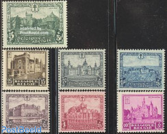 Belgium 1930 Anti Tuberculosis 7v, Mint NH, Health - Anti Tuberculosis - Art - Castles & Fortifications - Unused Stamps