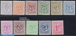 Belgium 1951 Definitives 11v, Unused (hinged) - Unused Stamps