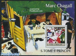 Sao Tome/Principe 2004 Marc Chagall S/s, Mint NH, Art - Modern Art (1850-present) - Paintings - Sao Tomé Y Príncipe