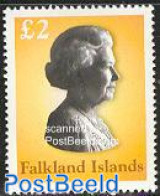 Falkland Islands 2003 New Queens Head 1v, Mint NH, History - Kings & Queens (Royalty) - Case Reali