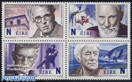 Ireland 2004 Nobel Prize Literature 4v [+], Joint Issue Sweden, Mint NH, History - Performance Art - Various - Nobel P.. - Unused Stamps