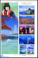 Japan 2010 Travel Scenes No. 10, Seto 10v M/s, Mint NH, Nature - Performance Art - Various - Flowers & Plants - Theatr.. - Neufs