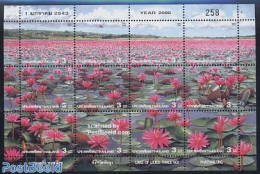 Thailand 2000 Searose Sea 12v M/s, Mint NH, Nature - Various - Flowers & Plants - Tourism - Tailandia