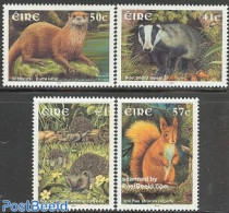 Ireland 2002 Animals 4v, Mint NH, Nature - Animals (others & Mixed) - Hedgehog - Nuevos