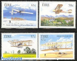 Ireland 2003 Aircraft Centenary 4v (2v+[:]), Mint NH, Transport - Aircraft & Aviation - Unused Stamps