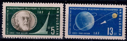 BULGARIA 1962 SPACE MI No 1347-8 MNH VF!! - Neufs