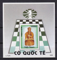 Feuillet Neuf** MNH 1994 Viêt-Nam Vietnam Les échecs Chess Mi:VN BL105 Yt:VN BF81 - Vietnam