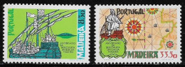 MADEIRA 1981 - ANIVERSARIO DEL DESCUBRIMIENTO DE LA ISLA DE MADEIRA - YVERT 76/77** - Ships