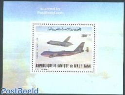 Mauritania 1981 Space Shuttle S/s, Mint NH, Transport - Aircraft & Aviation - Space Exploration - Airplanes