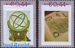 Netherlands - Personal Stamps TNT/PNL 2007 Atlas Major Of Blaeu 2v, Mint NH, Various - Maps - Geography