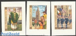 Ireland 2003 St Patrick Day 3v S-a, Mint NH, History - Performance Art - Religion - Sport - Various - Flags - Circus -.. - Nuevos