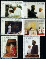 Congo Dem. Republic, (zaire) 1981 Pope John Paul II 6v, Mint NH, Religion - Pope - Religion - Päpste