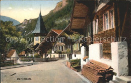 11762420 Meiringen Hasliberg Dorfpartie Mit Kapelle Meiringen - Autres & Non Classés