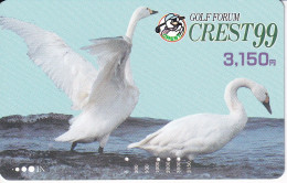 TARJETA DE JAPON DE UNOS CISNES (BIRD-PAJARO) CISNE - Altri & Non Classificati