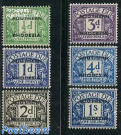 Rhodesia, Southern 1951 Postage Due 6v, Mint NH - Andere & Zonder Classificatie