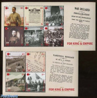 New Zealand 2014 World War I 2 S/s, Mint NH, History - Nature - Transport - Militarism - Horses - Automobiles - World .. - Ongebruikt