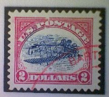 United States, Scott #4806a, Used(o), 2013, Inverted Jenny, Single, $2, Blue, Black, And Red - Usados