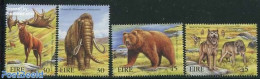 Ireland 1999 Extinct Animals 4v (from S/s), Mint NH, Nature - Bears - Deer - Prehistoric Animals - Unused Stamps