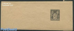 France 1882 Newspaper Band (wrapper) 1c, Unused Postal Stationary - 1859-1959 Cartas & Documentos