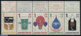 Netherlands 2015 Science 5v [::::] With Tabs On Top, Mint NH, Science - Physicians - Nuovi