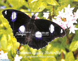 Tonga 2018 Common Eggfly Butterfly $20.60 S/s, Mint NH, Nature - Animals (others & Mixed) - Butterflies - Sonstige & Ohne Zuordnung