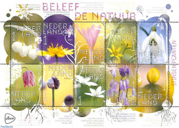 Netherlands 2019 Nature, Stin Plants 10v M/s S-a, Mint NH, Nature - Flowers & Plants - Unused Stamps