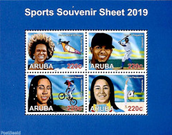 Aruba 2019 Sports S/s, Mint NH, Sport - Baseball - Cycling - Judo - Sailing - Sport (other And Mixed) - Baseball