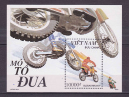 Feuillet Neuf** MNH 1992 Viêt-Nam Vietnam Faune  Courses Motocyclistes Suzuki RM 250F Mi:VN BL97 Yt:VN BF73 - Viêt-Nam