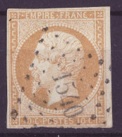 FRANCE 1853-1860 10 C YT N°13 Oblitéré - 1853-1860 Napoleone III