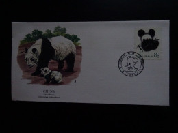 Chine Panda Enveloppe Premier Jour Du 24-05-1985 - Brieven En Documenten