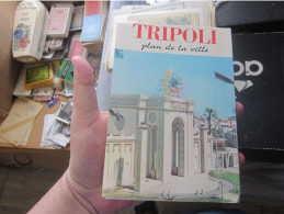 Tripoli  Plan De La Ville - Toeristische Brochures