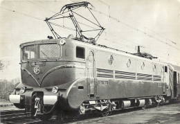 CPM - Locomotive BB 9004 Record Du Monde De Vitesse (331 Km/h) 23 Mars 1955 - Trains