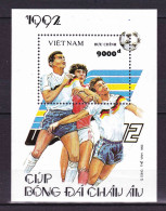 Feuillet Neuf** MNH 1992 Viêt-Nam Vietnam "Euro'92" Championnat D'Europe De Football Mi:VN BL99 Yt:VN BF74 - Vietnam