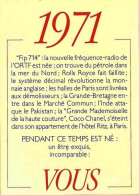 *CPM -  L'Année 1971 - - Altri & Non Classificati