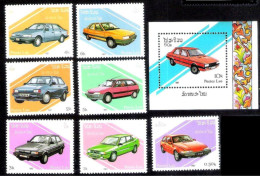 628  Cars - Voitures - Laos Yv 784-90 + B - MNH - 1,85 (13) - Automobili