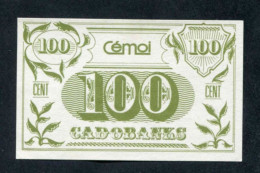 Petit Billet Publicitaire "100 Cent - Cadobanks - Chocolat Cémoi à Grenoble" - Specimen